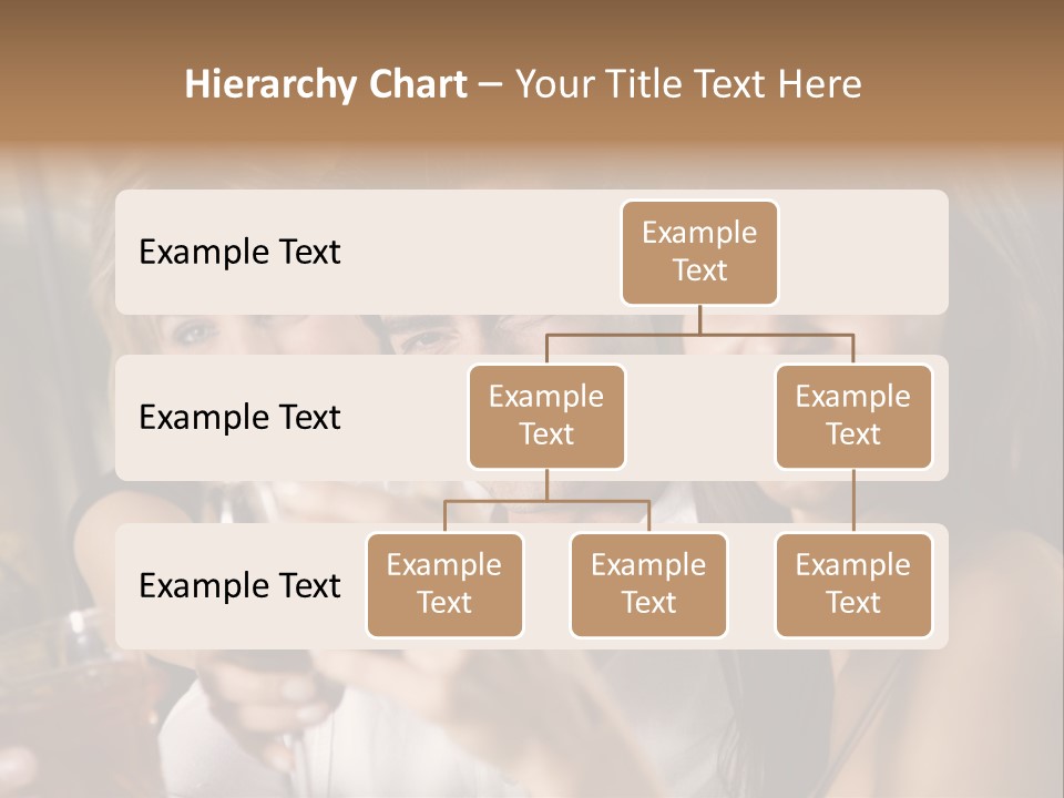 Healthy Living: Friends At A Restaurant Having Fun Together PowerPoint Template