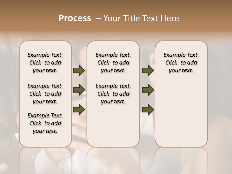 Healthy Living: Friends At A Restaurant Having Fun Together PowerPoint Template