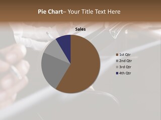 Row Of Hands Filling In A Form PowerPoint Template