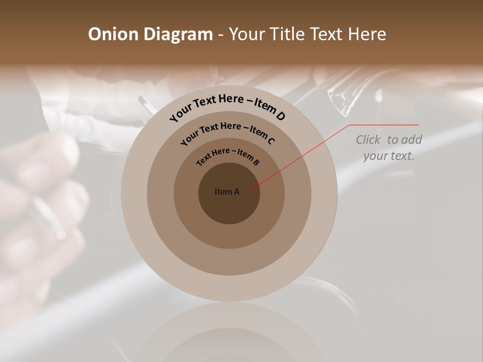 Row Of Hands Filling In A Form PowerPoint Template