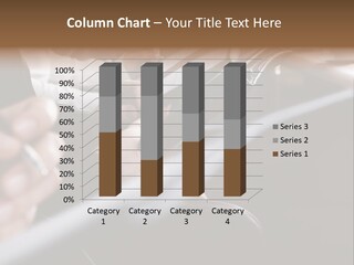 Row Of Hands Filling In A Form PowerPoint Template