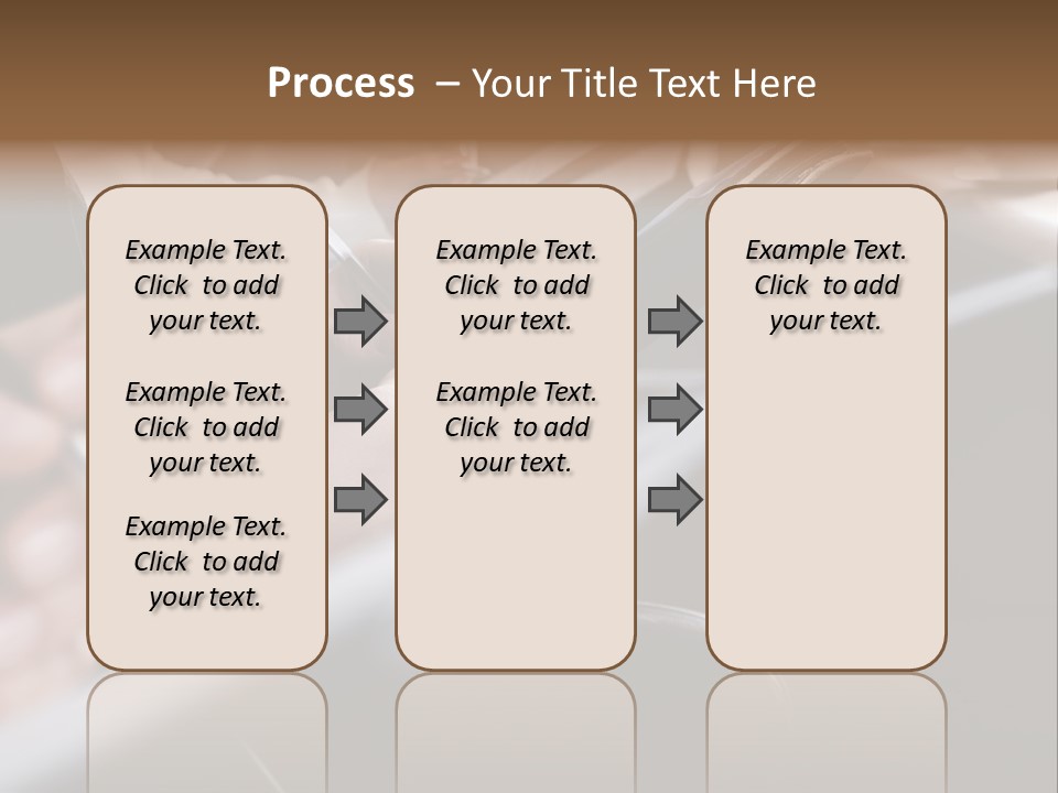 Row Of Hands Filling In A Form PowerPoint Template