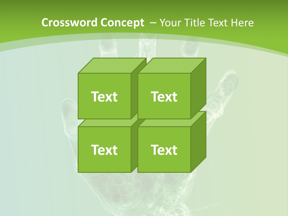 Cybernetic Hand PowerPoint Template