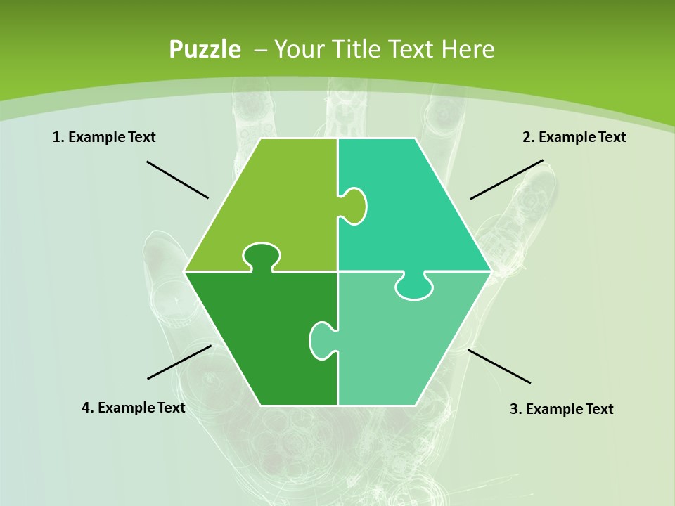 Cybernetic Hand PowerPoint Template