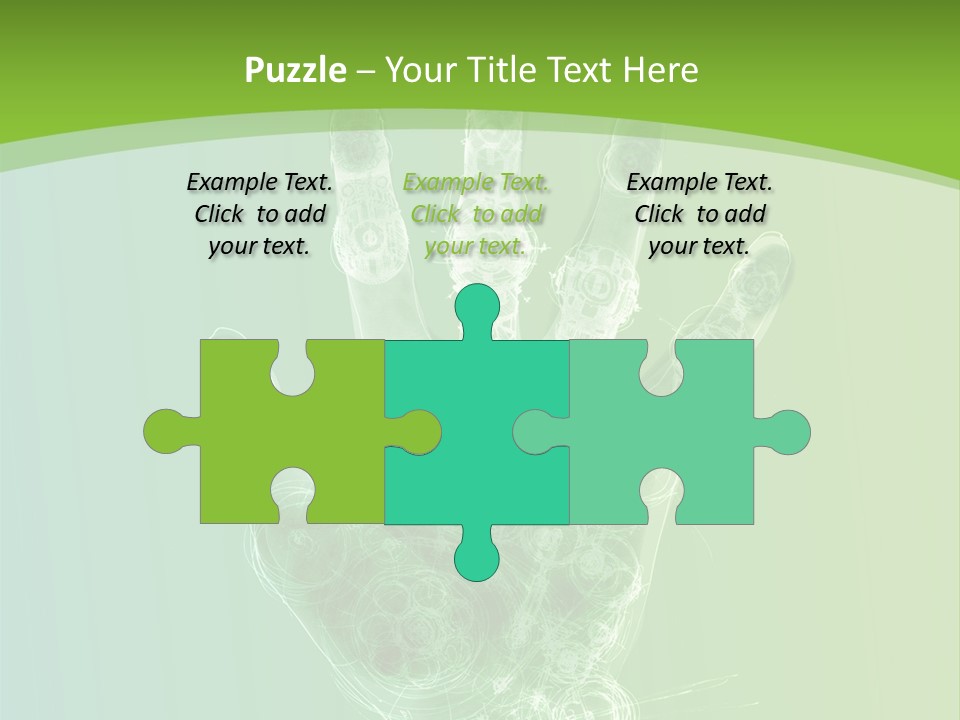 Cybernetic Hand PowerPoint Template