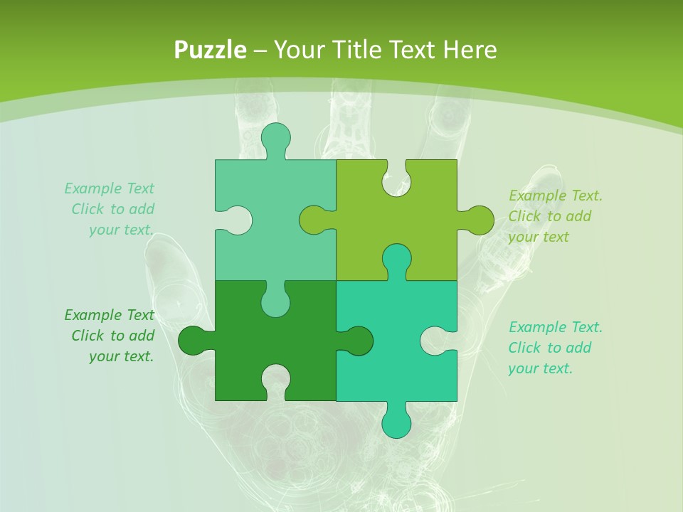 Cybernetic Hand PowerPoint Template