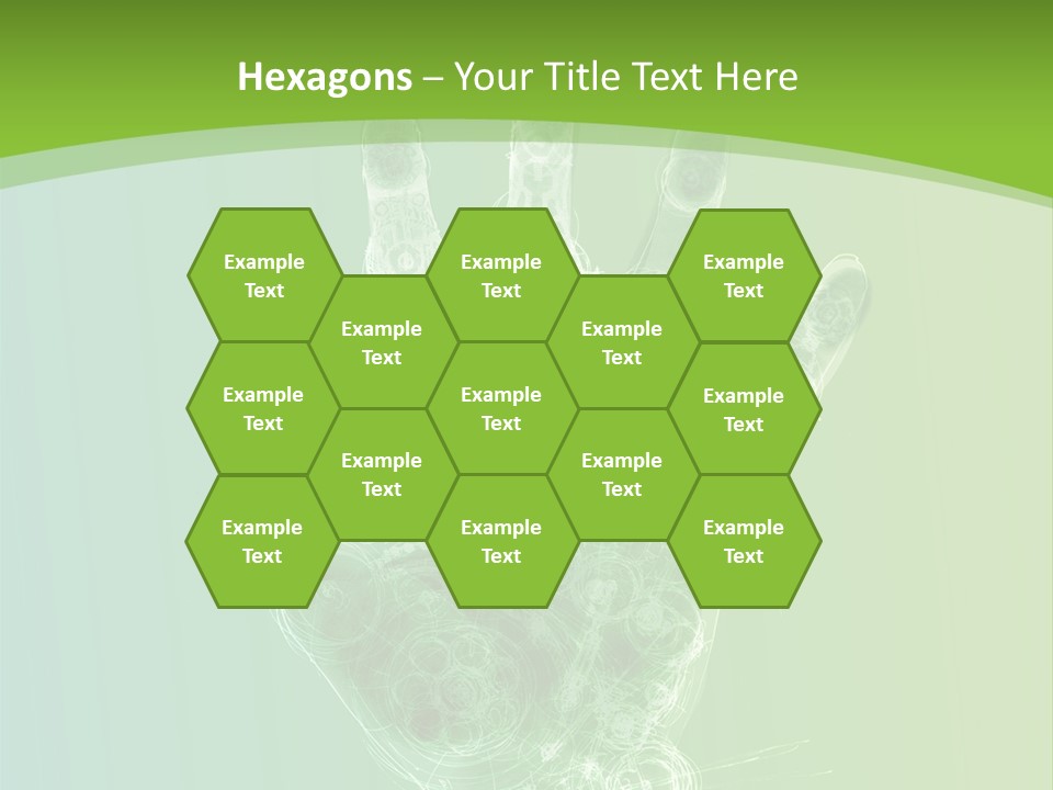 Cybernetic Hand PowerPoint Template