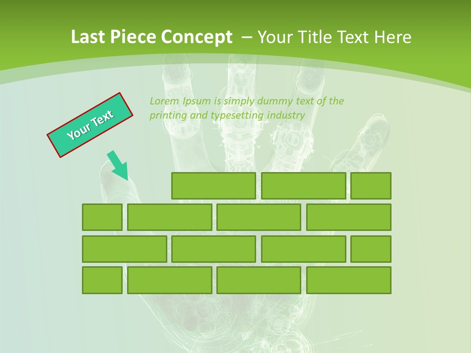 Cybernetic Hand PowerPoint Template