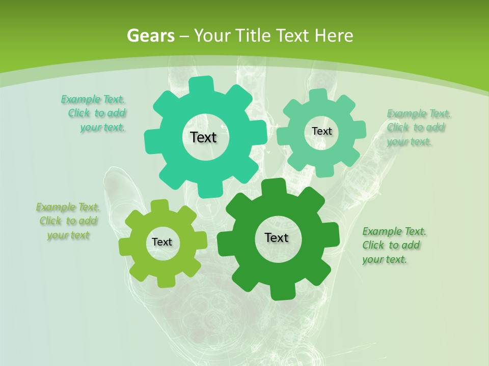 Cybernetic Hand PowerPoint Template