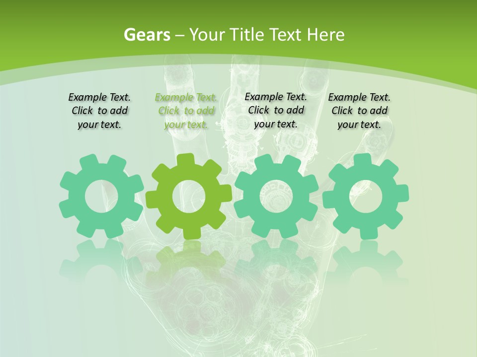 Cybernetic Hand PowerPoint Template