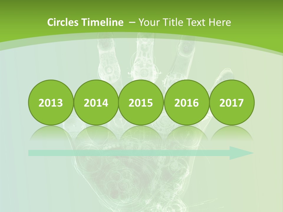 Cybernetic Hand PowerPoint Template