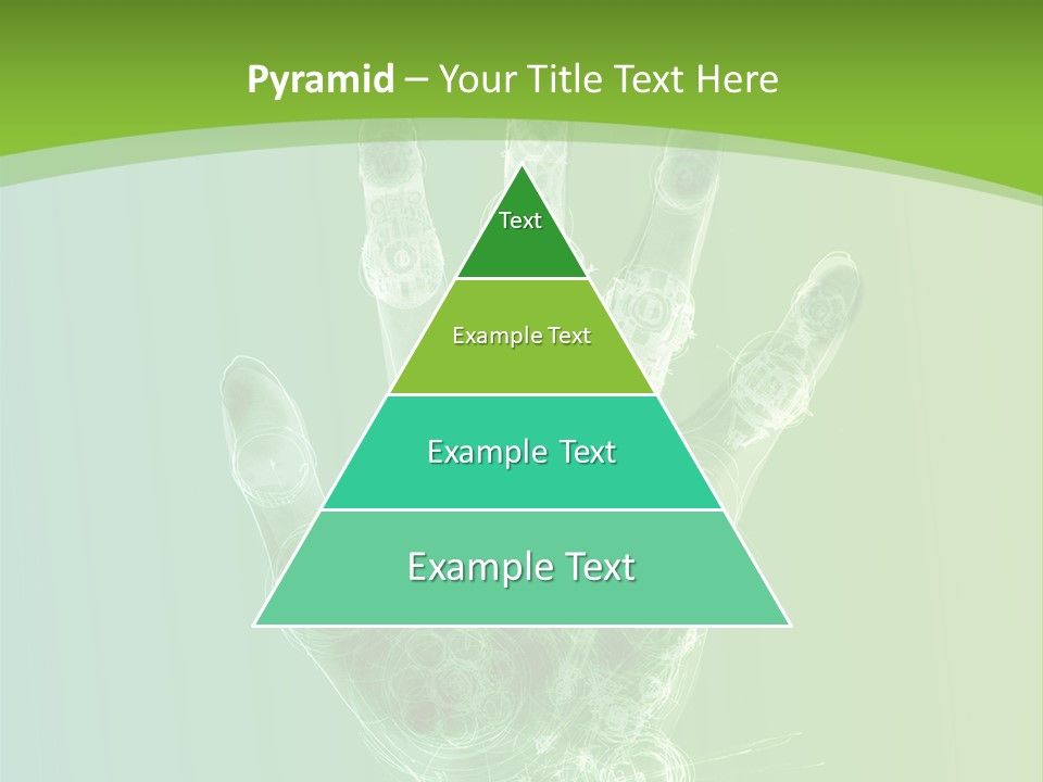 Cybernetic Hand PowerPoint Template