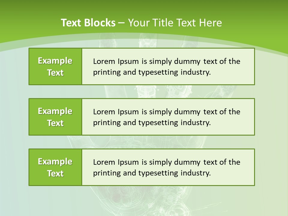 Cybernetic Hand PowerPoint Template