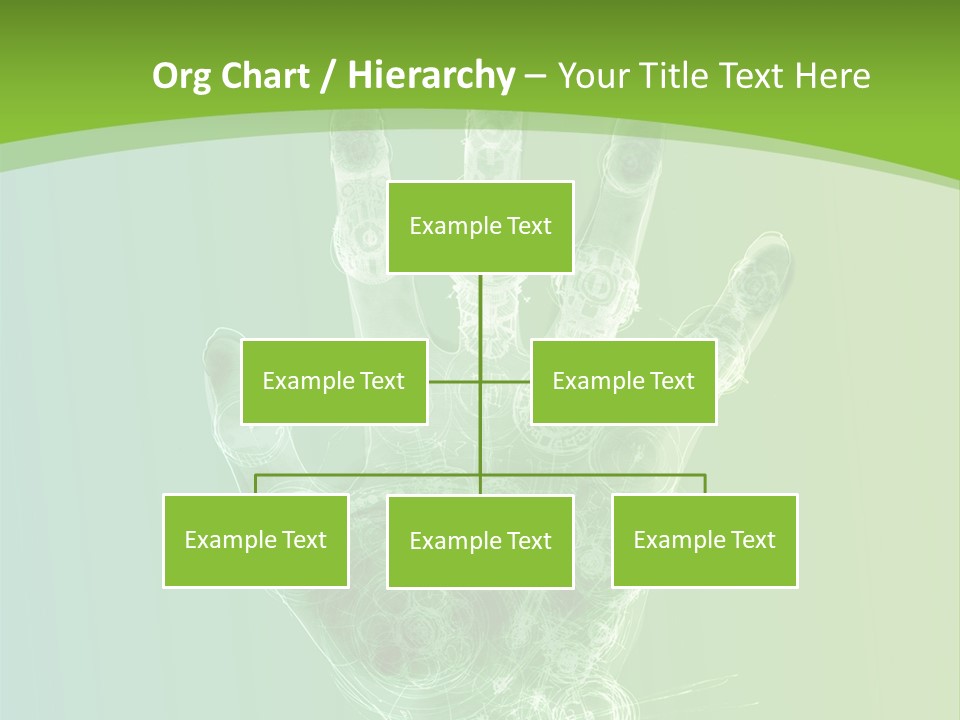 Cybernetic Hand PowerPoint Template
