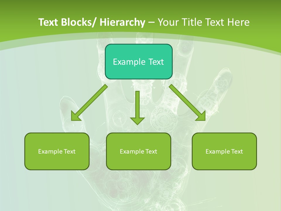 Cybernetic Hand PowerPoint Template