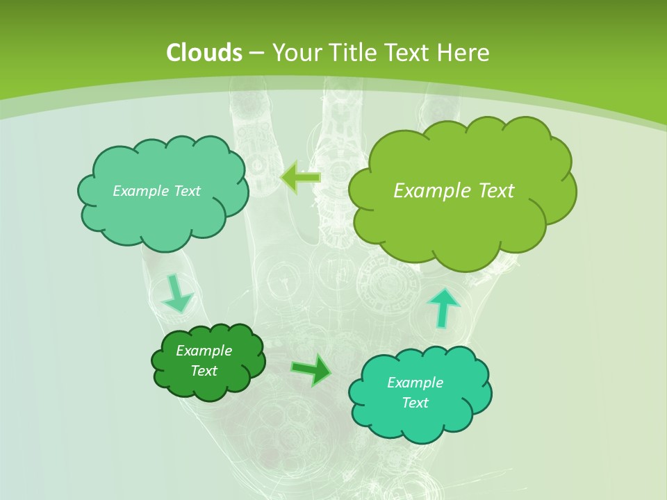 Cybernetic Hand PowerPoint Template