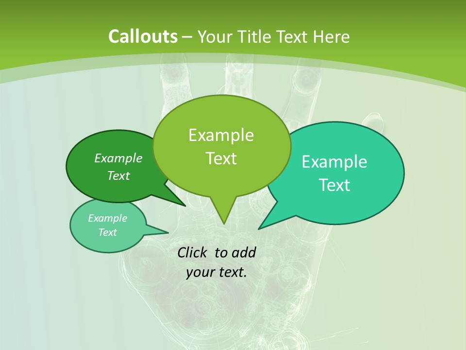 Cybernetic Hand PowerPoint Template
