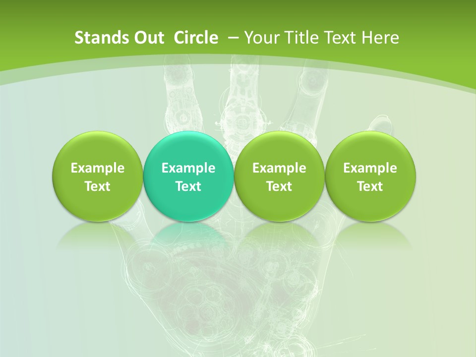 Cybernetic Hand PowerPoint Template