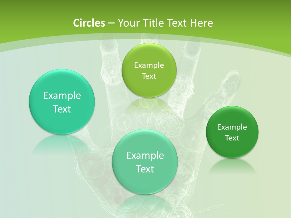 Cybernetic Hand PowerPoint Template
