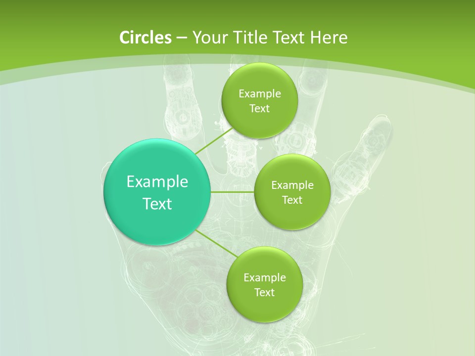 Cybernetic Hand PowerPoint Template