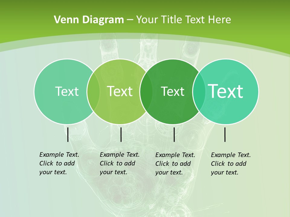 Cybernetic Hand PowerPoint Template