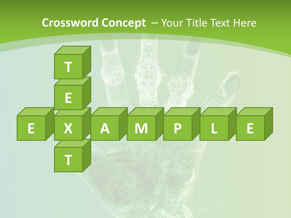 Cybernetic Hand PowerPoint Template
