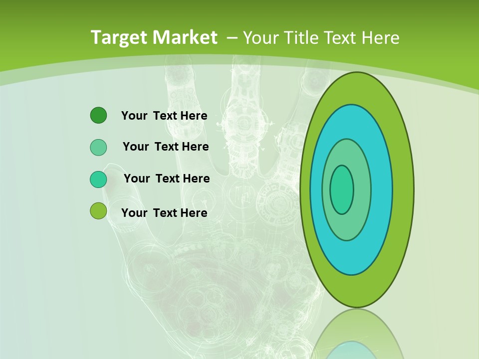 Cybernetic Hand PowerPoint Template