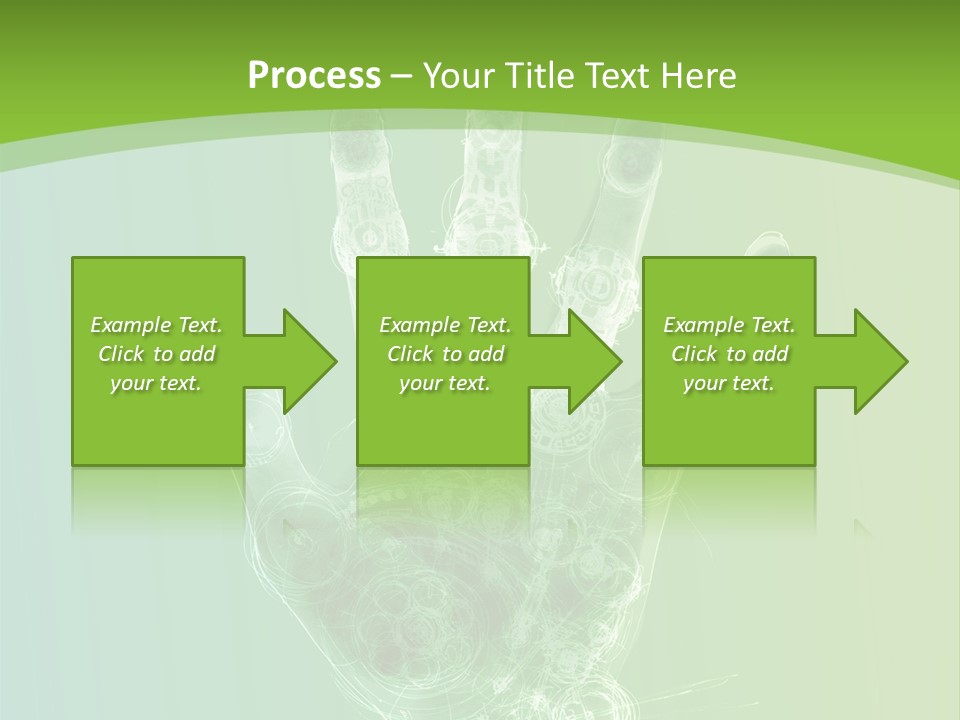 Cybernetic Hand PowerPoint Template