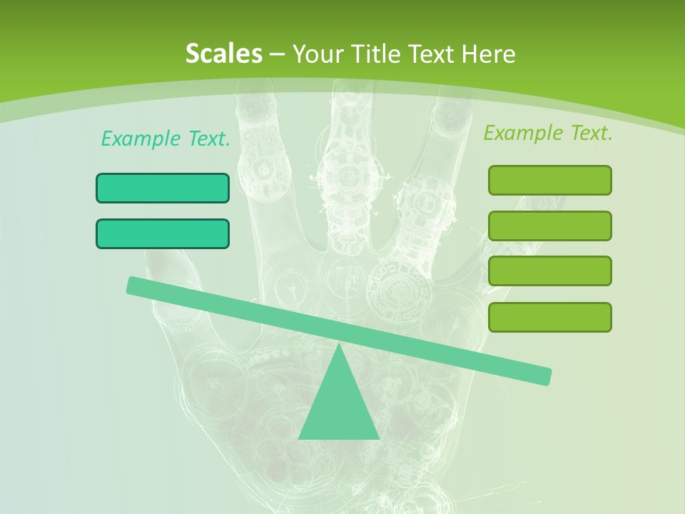 Cybernetic Hand PowerPoint Template