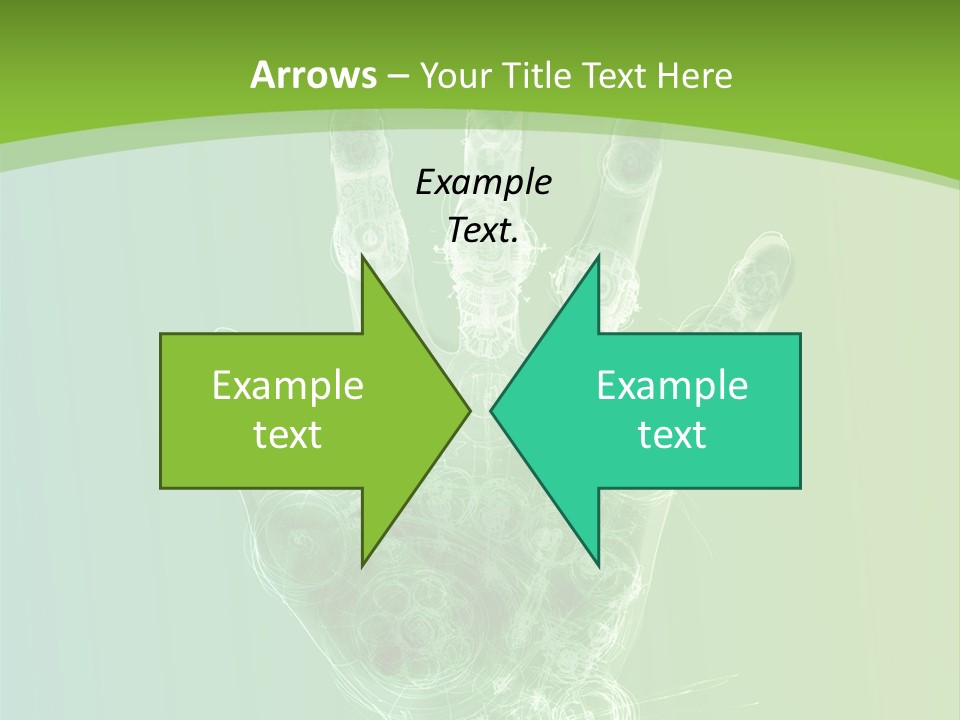 Cybernetic Hand PowerPoint Template