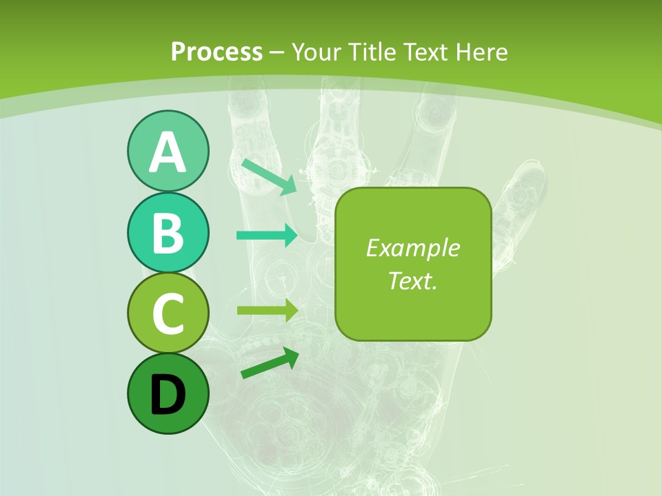Cybernetic Hand PowerPoint Template