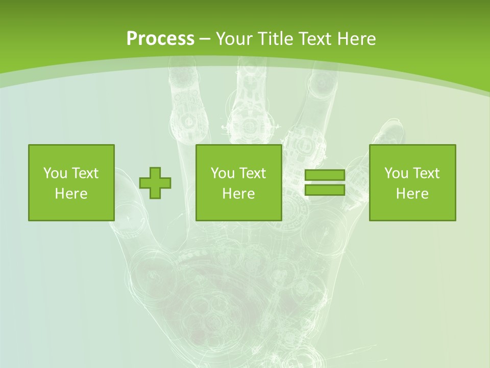 Cybernetic Hand PowerPoint Template