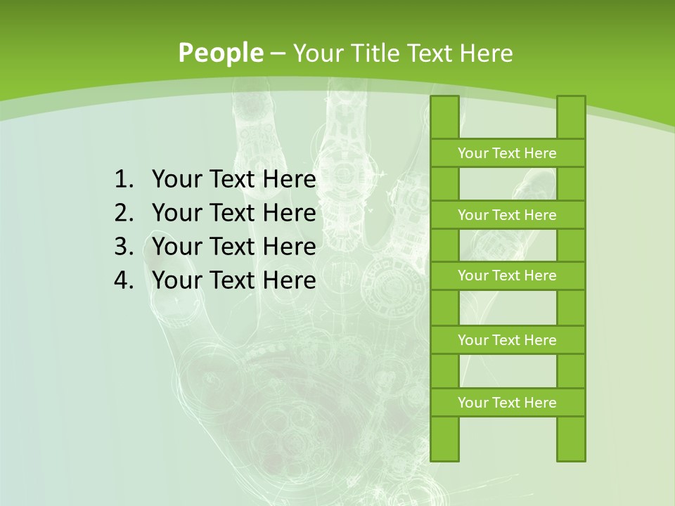 Cybernetic Hand PowerPoint Template