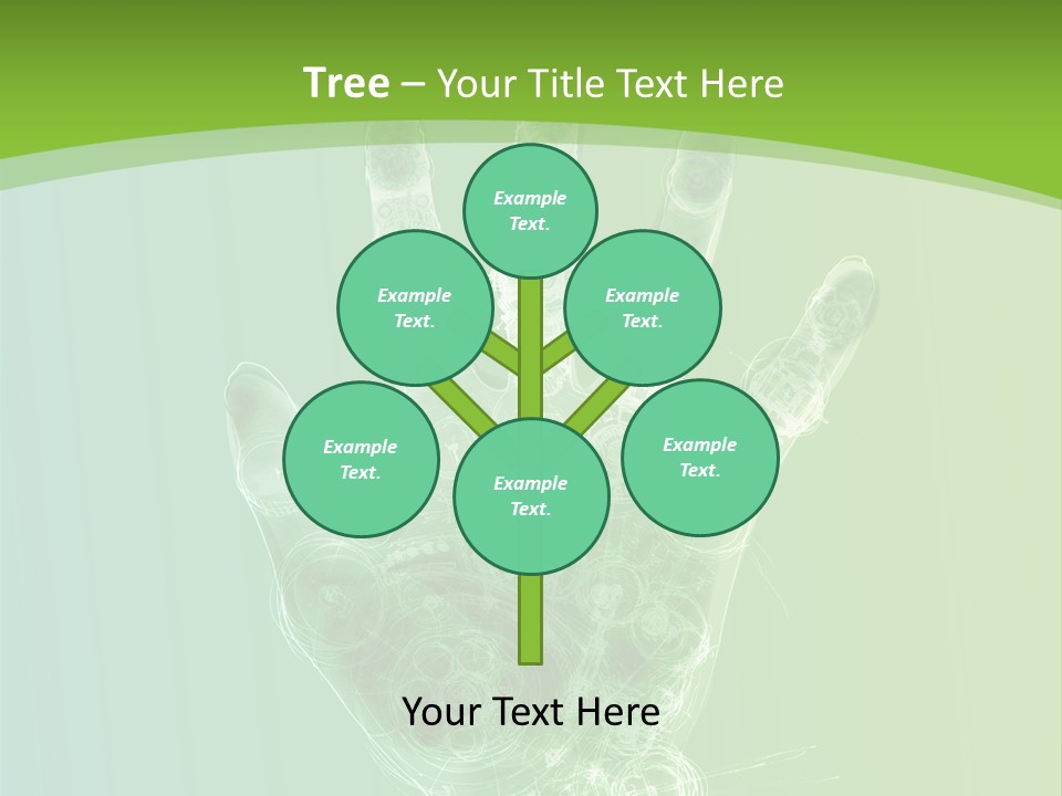 Cybernetic Hand PowerPoint Template