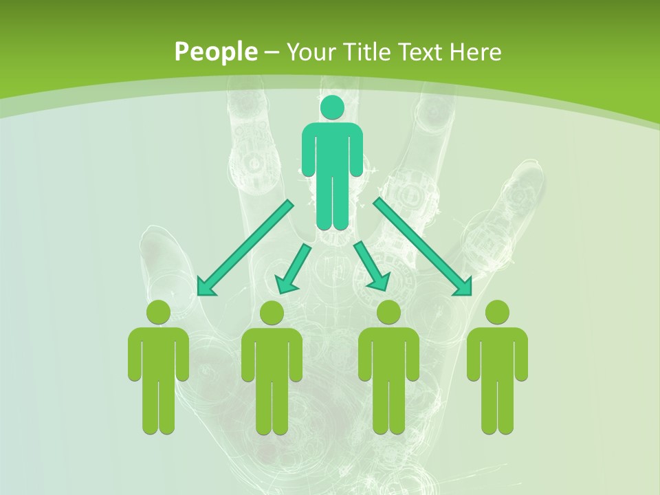 Cybernetic Hand PowerPoint Template