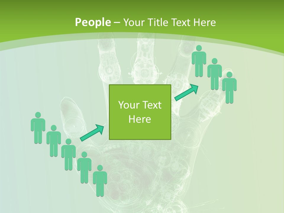 Cybernetic Hand PowerPoint Template