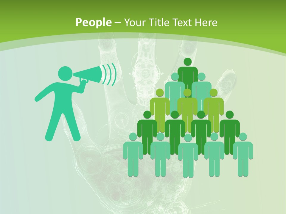 Cybernetic Hand PowerPoint Template