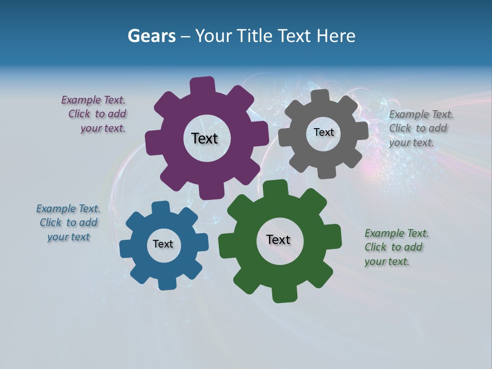 Colorful Rendering, Details Best Viewed Full Size PowerPoint Template
