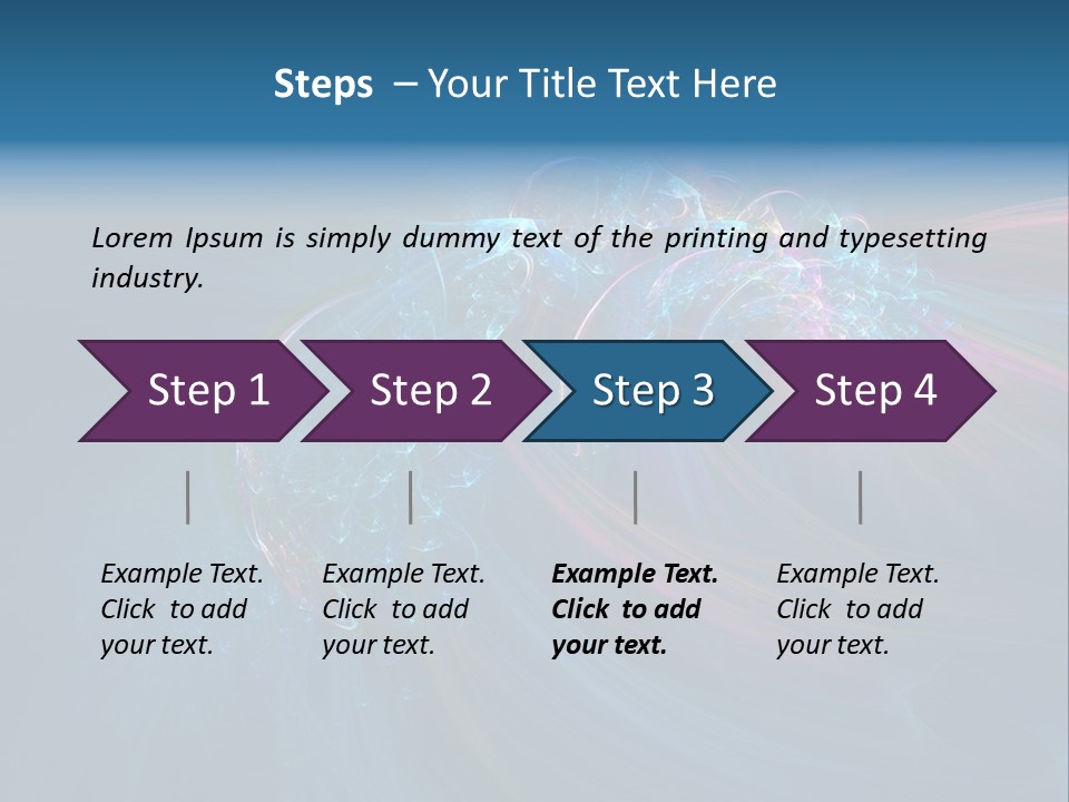 Colorful Rendering, Details Best Viewed Full Size PowerPoint Template
