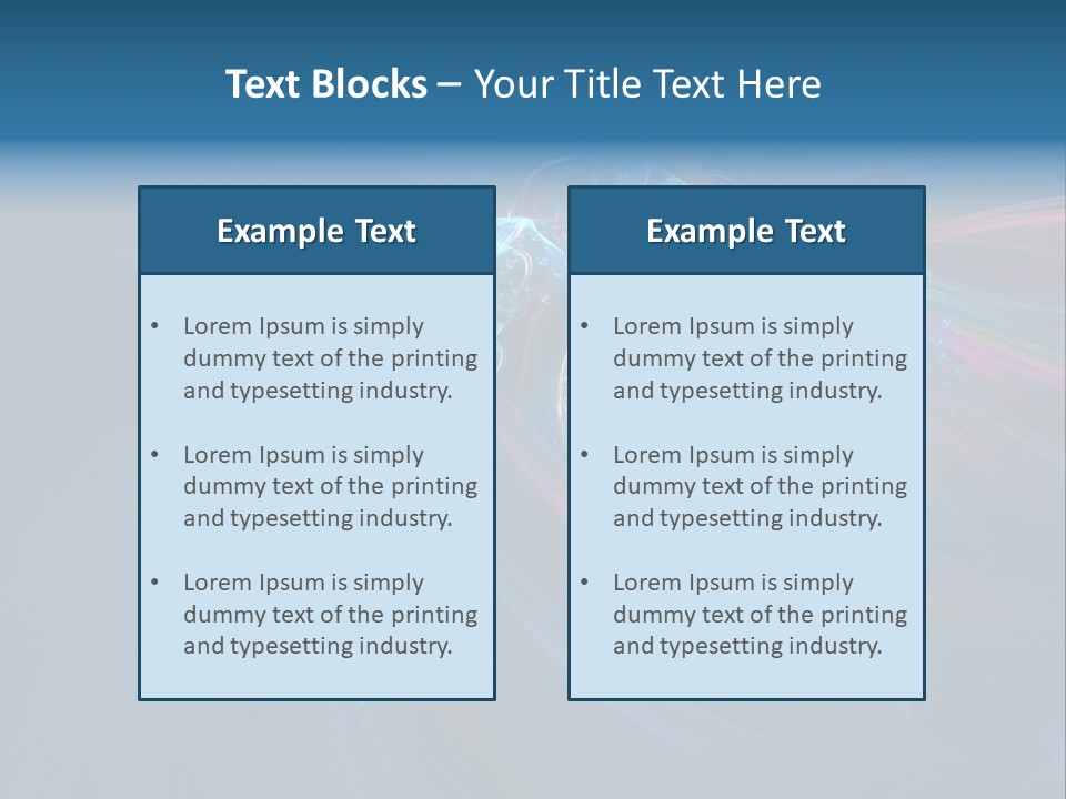 Colorful Rendering, Details Best Viewed Full Size PowerPoint Template