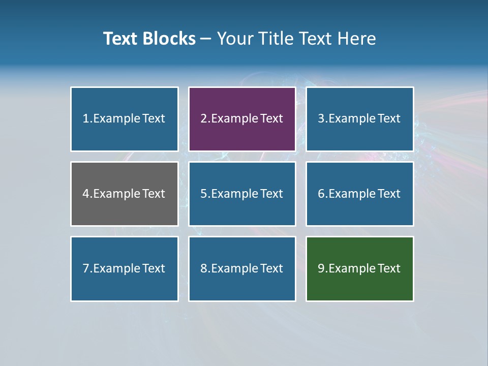 Colorful Rendering, Details Best Viewed Full Size PowerPoint Template