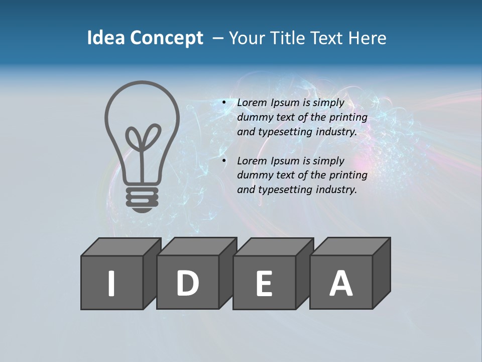 Colorful Rendering, Details Best Viewed Full Size PowerPoint Template