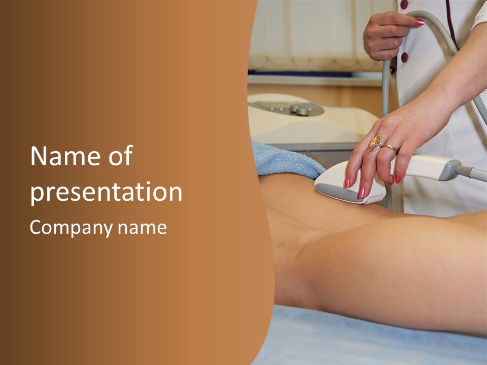 Laser Epilation In A Modern Beauty Shop PowerPoint Template