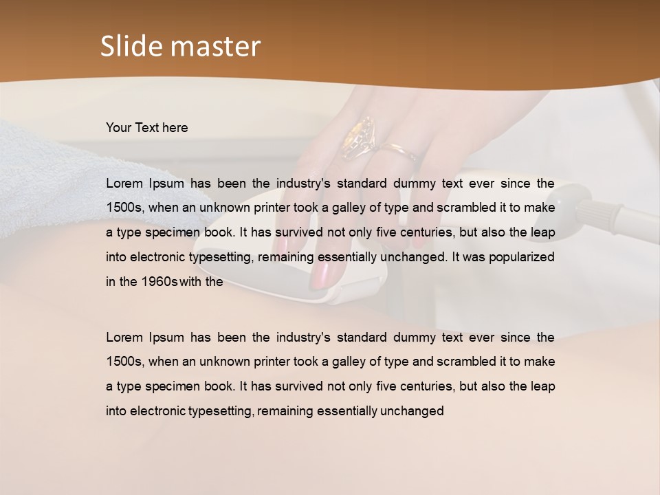 Laser Epilation In A Modern Beauty Shop PowerPoint Template