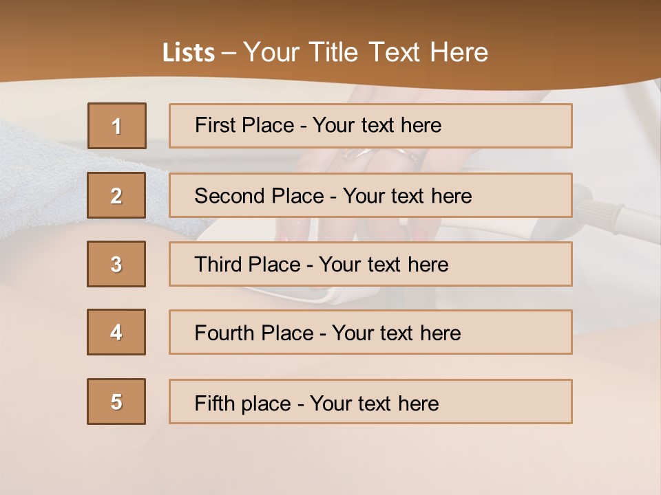 Laser Epilation In A Modern Beauty Shop PowerPoint Template