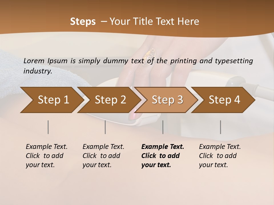 Laser Epilation In A Modern Beauty Shop PowerPoint Template