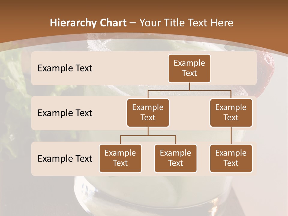 A Picture Of A Drink With A Straw In It PowerPoint Template