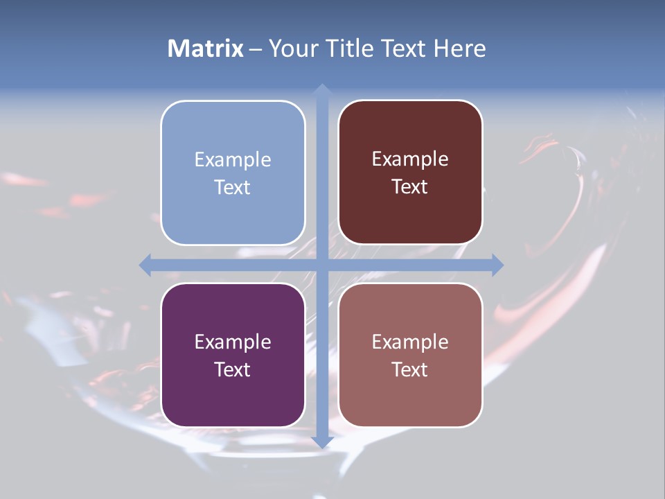 Closeup Of Red Wine Pouring In A Glass Isolated On Black Background PowerPoint Template