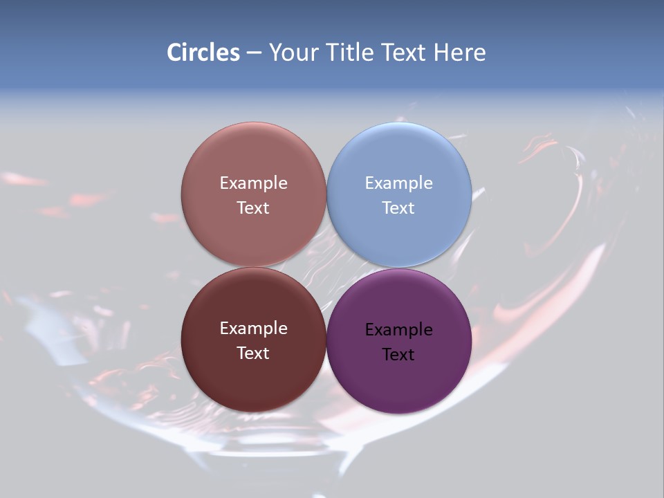 Closeup Of Red Wine Pouring In A Glass Isolated On Black Background PowerPoint Template