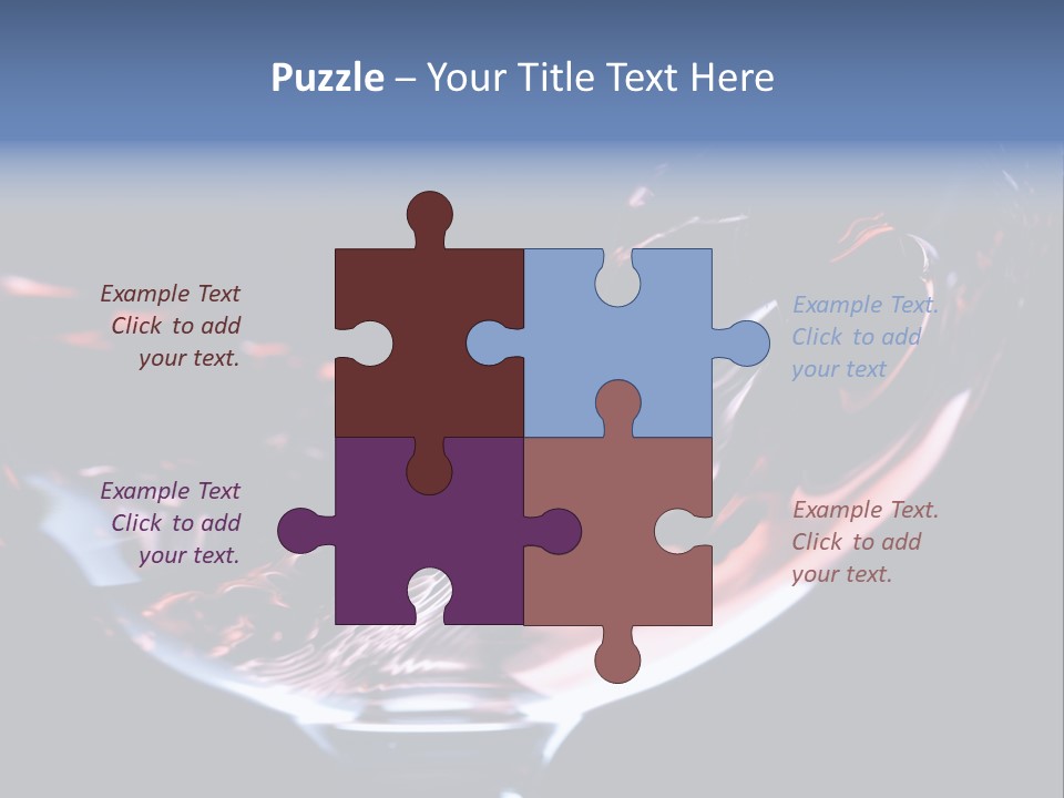 Closeup Of Red Wine Pouring In A Glass Isolated On Black Background PowerPoint Template